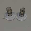 Sink Stopper Hair Catcher, (2PCS) Pop-up Sink Drain Strainer with Removable Stainless Steel Strainer Basket Hair Catcher, Bathroom Sink Strainer for Bathroom Sink Stopper Replacement