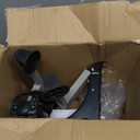 Pedal Exerciser Desk Exercise Bike Leg and Arm Exercise Bike with LCD Monitor Foldable and Porable (Black/Grey)