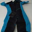 Hevto Kids Wetsuit Shorty for Boys Toddler Girls Youth 2mm Neoprene Thermal Wet Suit Front Zip for Swimming Snorkeling Surfing Diving Size 14