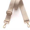 S-Jacorry Purse Strap Replacement Crossbody Wide Shoulder Strap Adjustable Canvas Straps Handbag Strap Replacement Belts (Gold Buckle-367)