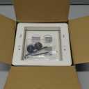 TVBU505-1 Recessed Outlet Box, Recessed Electrical Box for Wall Mount TV, Outlet Mounting Box for New Construction&Retrofit Projects, Wall Outlet Box with Duplex & Decorator Style Covers,2-Gang