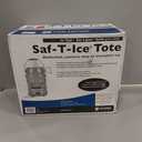 San Jamar Saf-T-Ice Ice Tote with Ice Machine Hanger for Bars, Restaurants, Kitchens, And Fast Food, Polycarbonate, 6 Gallons, Blue, (Pack of 2)