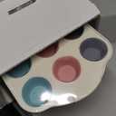 Kikcoin 22 PCS Nonstick Baking Pans Set, Stackable Bakeware Sets with Silicone Handles, 450F Oven Safe Baking Sheet Set, Easy Release Cookie Sheets for Baking, Cream