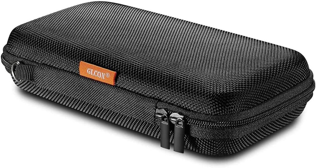 GLCON Portable Protection Hard EVA Case for External Battery,Cell Phone,GPS,Hard Drive,USB Charging Cable,Carrying Bag Mesh Inner Pocket,Zipper Enclosure,Universal Travel Pouch Bag
