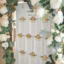 UNIQOOO Wax Seal Stickers - (3 Designs in 1 Pack) Wedding Invitation Envelope Seal Stickers, 60 Pcs Self-Adhesive Stickers, Perfect for Invitation, Christmas, Gift Wrapping (Anti Gold) (Magnolia & Eucalyptus & Olive Branch, Antique Gold)