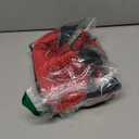 Nanaki Small Dog Coat for Winter Waterproof, Warm Fleece Lining Furry Collar Dog Jacket with Leash Hole, Reflective Adjustable Cold Weather Puppy Jacket Vest, Pullover Pet Snow Suit Male Female,Red S