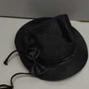 1920s Mens Costume Accessories Outfit Set Gangster Roaring 20s Costumes for Gatsby Party (Black)