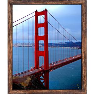BESCRCL 16x20 Frames, Picture Frames for Wall, Single, Brown