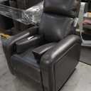 Sitswell Kasen Glider Recliner - Charcoal Faux Leather