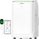 ZAFRO Smart Inverter Portable Air Conditioners, 16000 BTU (12000 BTU SACC) Dual Hose Portable AC Unit with Energy Saving/Ultra Quiet(42dB)/Drainage-free Cooling/APP/Remote for Multi-Scenario Use