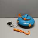 LVKE L1 Cordless Robotic Pool Cleaner, Pool Vacuum for Above Ground Pools with Obstacle-Crossing, 70 Mins Runtime, 40W Powerful Suction, Auto-Parking, Ideal for Flat Pools up to 38 Feet, Orange