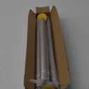 Brushed Nickel Shower Curtain Rod Adjustable 43-78 inch, 1"Diameter Spring Tension Curtain Rod No Drill, Anti-Rust Non-Slip Shower Rod for Bathroom Tension Rod