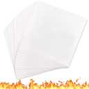 ZENFUN 20 Pcs High Temperature Gasket Paper, Ceramic Fiber Insulation Paper,2600F Fireproof Fiber Sheet 11x12x1/8 Thick for Pellet Stove, Wood Stove, Kiln, Boiler, Forge, RV Furnace Gaskets DIY Cut