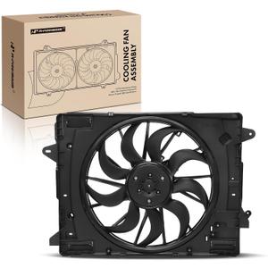 A-Premium Engine Radiator Cooling Fan Assembly with Brushless Motor | Compatible with Select Ford & Lincoln Models - Escape 2020-2023, Maverick 2022-2023, Corsair 2020-2023 - Replace# LX6Z8C607B