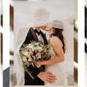 LUCKYLIFE 8x10 Picture Frame Glass for Tabletop Display Vertical or Horizontal, Photo Frames, 1 Pack