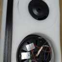 Melkelen Farmhouse Ceiling Fans, 52 Inch Ceiling Fans with Lights and Remote Control, Rustic Barnwood Blades, Industrial Cage Light, Matte Black (MK03-BK)