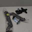 HUANUO Dual Monitor Mount up to 32 inches Screens, Taller Monitor Stand Hold 19.8lbs, Dual Monitor Arm Desk Mount Easy Adjustable with Tilt, Swivel, Rotation, VESA 75/100mm