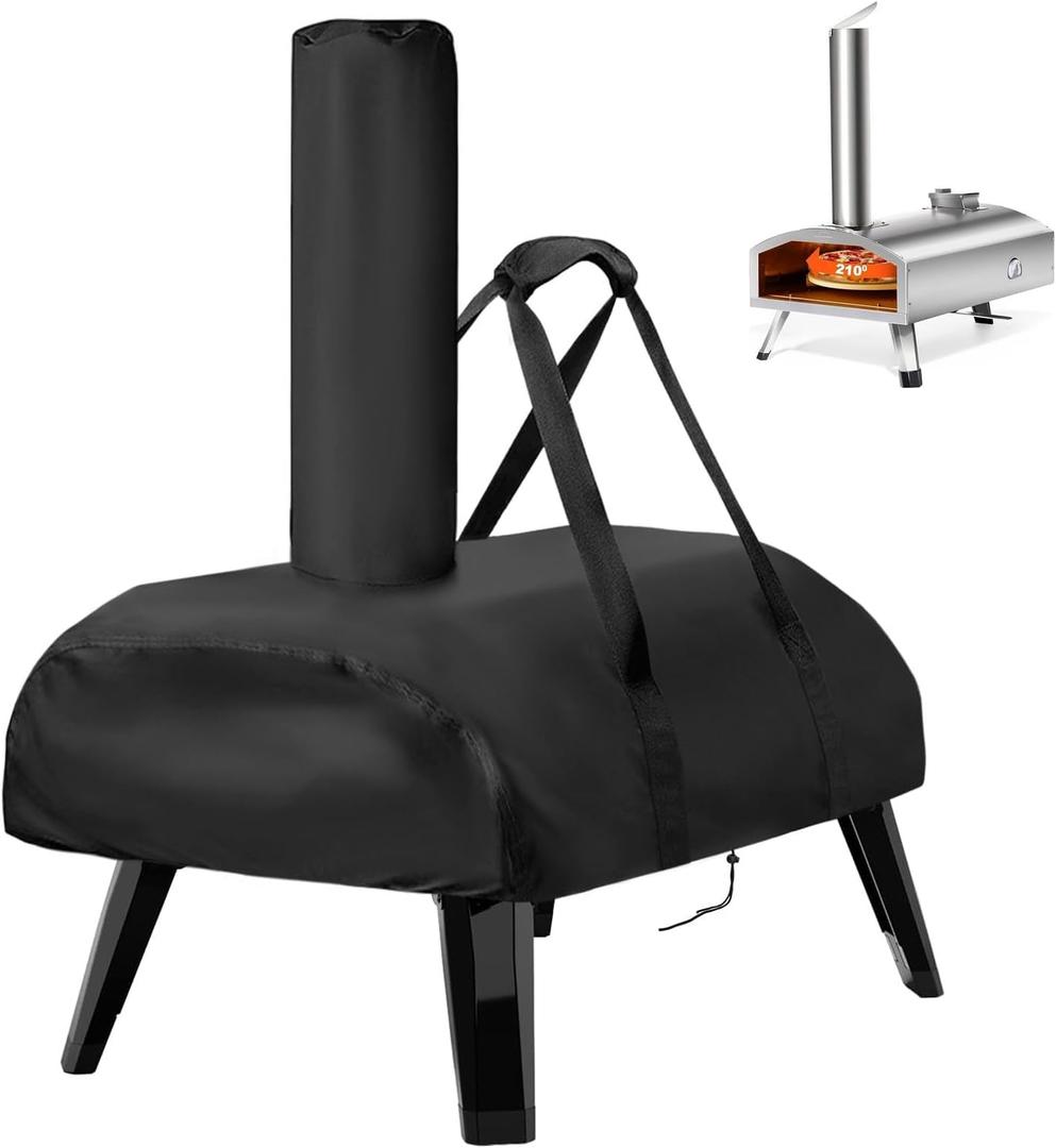 Cover for Polarco Forgeco Gas Pizza Grill - 12 Inch, Heavy Duty Outdoor Accessories Portable, Waterproof Carry Cover
