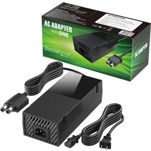 Puning Power Supply Brick for Xbox One, 100V-240V AC Adapter Power Supply Compatible with Xbox One Console