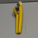 Chef'n FreshForce Lemon Squeezer Citrus Juicer, Manual Hand Press with Dual-Gear Power for Maximum Juice Extraction, Durable, Yellow (10.25 long)