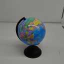Rotating World Globe with Stand for Kids Learning, 8-inch Spinning Earth Globe for Classroom Geography Education