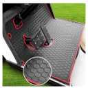 Golf Cart EZGO TXT (1994+) Floor Mat Upgraded Non-Slip Improved Full Coverage Liner Mats Unique with 8mm Thickness Rubber for EX1 (2020), Valor, Cushman Workhorse, Express S4