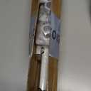 White Shower Curtain Rod,Spring Tension Curtain Rod 30-40,No Drill or Screw Installation Shower Rod for Bathroom, Closet, Kitchen with Brackets