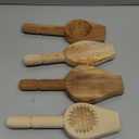 4 Pack - Wooden Cookie Mold for Baking Carved Mould Press Mooncake Mold Baking Moon Pastry Maamoul Mold Cake Mold for Enjoyable Time