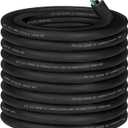 100ft 12/3 12 Gauge SOOW Wire 12 AWG SOOW Portable Power Cable 600V 3 Conductor 12/3 12 Gauge Extension Cord Electric Wire for Motor Lead,Generator,Welder,NEMA 14-20 RV Outlet Box,Car Battery Charger