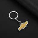 2 x YUIQIEUY Car Logo Key Chainring 3D Chrome Metal Alloy Keychain Fit Car Accessories