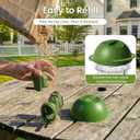 LONA Bird Feeders for Outdoors, Tube Feeder Weatherproof with Multiple Hanging Methods, Wild Bird Feeding Silo for Outside, 3 Port