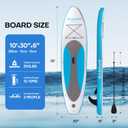 Panana Inflatable Stand Up Paddle Board  10' x 30" x 6" iSUP Non-Slip Deck Paddleboard for Adults Beginners Youth, with Paddle Pump Fins Leash Backpack