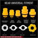 Ultimate No Spill Coolant Funnel Kit - 19-Piece Spill-Free Radiator Funnel Set, Spill Proof Radiator Bleeder Kit, Coolant Filling, Radiator Filler, Extra Funnels and Adapters for Universal Vehicle