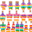 JellyArch 30 Pcs Sand Art Bottle Kit, Sand Art Containers, Colored Art Sand, Funnels for Wedding, Birthday Party Decoration, Arts & Crafts