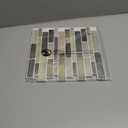 LONGKING Marble Peel and Stick Backsplash for Kitchen, 3D Adhesive Tile Backsplash for Kitchen, Bathroom, Wall Tile, 10 Sheets, 12" x 12" (Dark Brown)