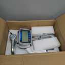 Digital Crane Scale 11000 lbs/5000kg/5T Measurable Temperature and Humidity Industrial Heavy Duty Hanging Scale with Remote Control LCD Screen for Construction, Factory, Farm(Silver)