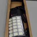 Solar Street Lights Outdoor, Waterproof Motion Sensor Solar Lights with Remote Control, 6500K Dusk to Dawn Parking Lot Flood Light for Outside Garage Yard, 2 Pack