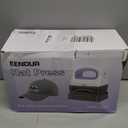 EENOUR Hat Press Machine, Mini Heat Press for Caps with 3 Heating Levels & AutoOff, Handheld Cap Easy Press with 3"×5.5" Arched Heating Plate, 2 Press Platens, A Safety Base