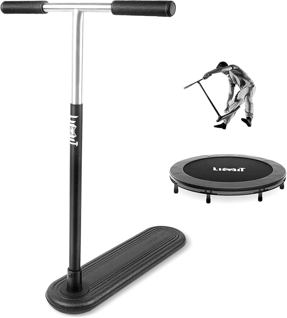 Limit LMTJ01 Pro Trampoline Scooter Adjustable Handlebar Height for Teens Adults and Kids Beginners or Pros Practice Scooter Tricks Indoors and Outdoors