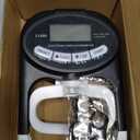 Grip Strength Tester Hand Dynamometer - Grip Strength Trainer Electronic Hand Gripper Strengthener Wrist Exerciser Meter Digital Training Gauge 265 Lbs / 120 Kgs for Sport School Home Use (Black)