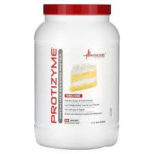 Metabolic Nutrition Protizyme, Vanilla Cake, 2 Pound, Best Before Date July 2026