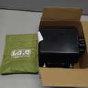 LokoCar Coolant Radiator Tank Reservoir Expansion Overflow Tank Universal 1L Aluminum Black