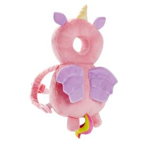 Baby Head Protector Pad Safety Pad for Walking & Crawling, Toddlers Head Safety Adjustable Back-Pack,Pink Unicorn (US)