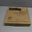 Water Bottle Organizer for Stanley 40 oz Tumbler with Handle, Rotatable Stanley Cup Organizer Holder, Kitchen Organizers and Storage for Cabinet with Non-Slip Pad, Black (Large)