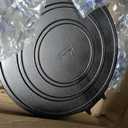 Lodge Seasoned Cast Iron Pizza Pan - Pre-Seasoned, Round Pizza Pan with Dual Assist Handles - Even Heat Distribution- PFAS-Free, Non-Toxic Cookware - Oven Safe - 15 Inch