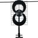 Antennas Direct ClearStream 2V Indoor Outdoor TV Antenna UHF VHF Multi-Directional, 60+ Mile Range, 4K 8K UHD, NEXTGEN TV  w/Reflector, 20-inch Mast