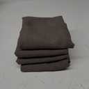Home Brilliant 20x20 Pillow Covers Outdoor Throw Pillow Shams Grey Cushion Covers, 20 inches, 50 cm, Pack of 4, Dark Grey
