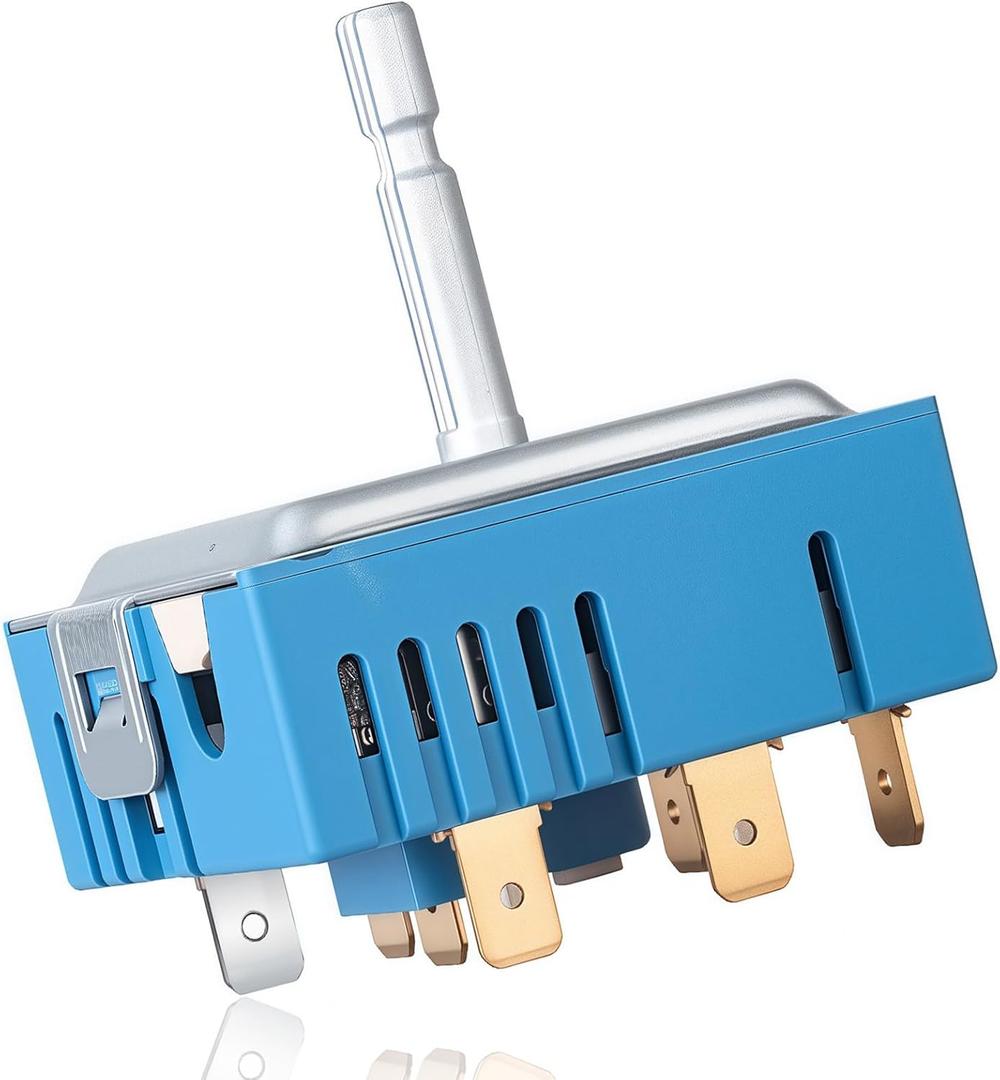 DG44-01007B Dual Burner Infinite Switch Compatible with Samsung Range Surface Element Control Switch Replacement Part PER001-13T OEM Number 4929395 AP6003098 PS11735755