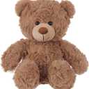 Apricot Lamb Toys Plush Brown Teddy Bear Stuffed Animal Soft Cuddly Perfect for Child 8 Inches (Small-8")