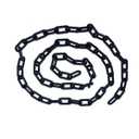 Plastic Chain Barriers Link Warning Safety Barrier Parking Space Plastic Chains for Decorative Garden Fence 5mx10mm Black